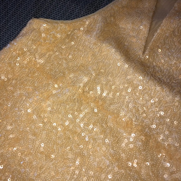 7 For All Mankind Sequin Top with Sheer Panels - Picture 7 of 8